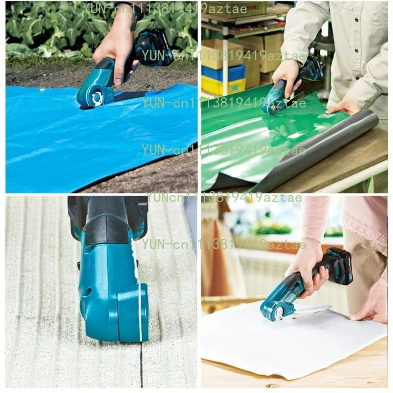 Electric Carpet Scissors Cordless Multi Functional Round Knife Cloth Cutting Tool Fit 18V Battery
