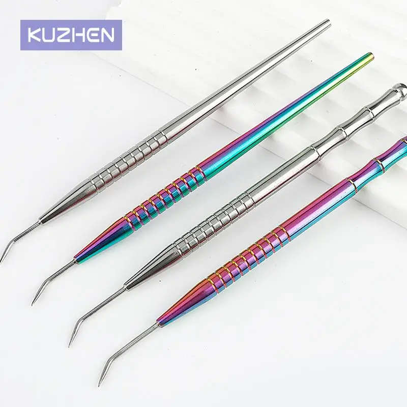 2 In 1 Eyelash Perm Lifting Tools Metal Clean Up Rods Beauty Lash Separating Tool Grafting False Lashes Extension Makeup Tool