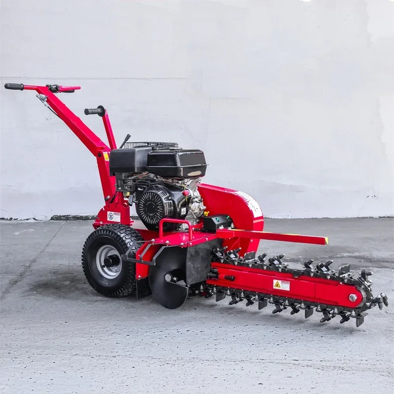 Hand-held Small Chain Trenching Machine Portable Chain Trenching Machine Garden Pipeline Cable Trenching Machine