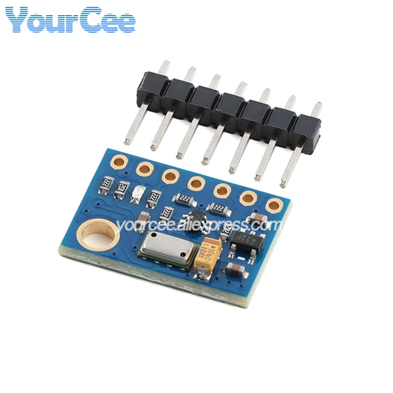 Your Cee 2 Stück/1 Stück GY-63 MS5611 01BA03 Luftdrucksensor 24-Bit AD-Wandler IIC/SPI Hochpräzises Höhenmessermodul 3