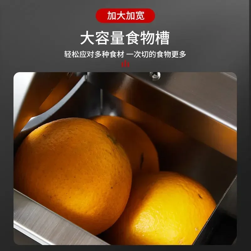 قطاعة من الفولاذ المقاوم للصدأ يدوية تجارية ليمون بطاطس لوتس جذر متعددة الوظائف قطاعة خضراوات أثرية