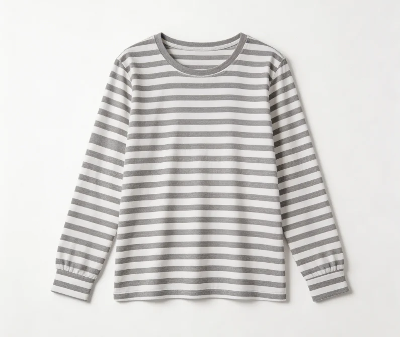 

Women's Fresh Striped Shirt Casual Loose Fit Long Sleeve Lightweight Versatile Daily Wear All-Match Shirt