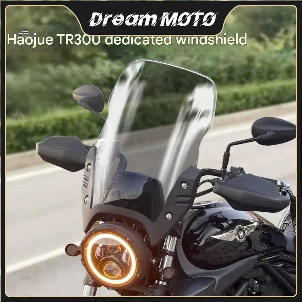 

Perfect For Haojue TR300 travel version front windshield motorcycle front windshield original car buckle installation