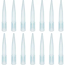 380pcs Pipette Tips Plastic Pipettor Tip Pipettor Pipette Tips Clear Blue 1000ul/1ml for Lab Supplies Microchemical Experiment