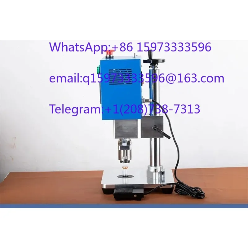 WT-80DX Electric Bottle Cap Machine - Touch/Foot/Automatic Mode, Precision Sealing Machine in Pharmaceutical Laboratory