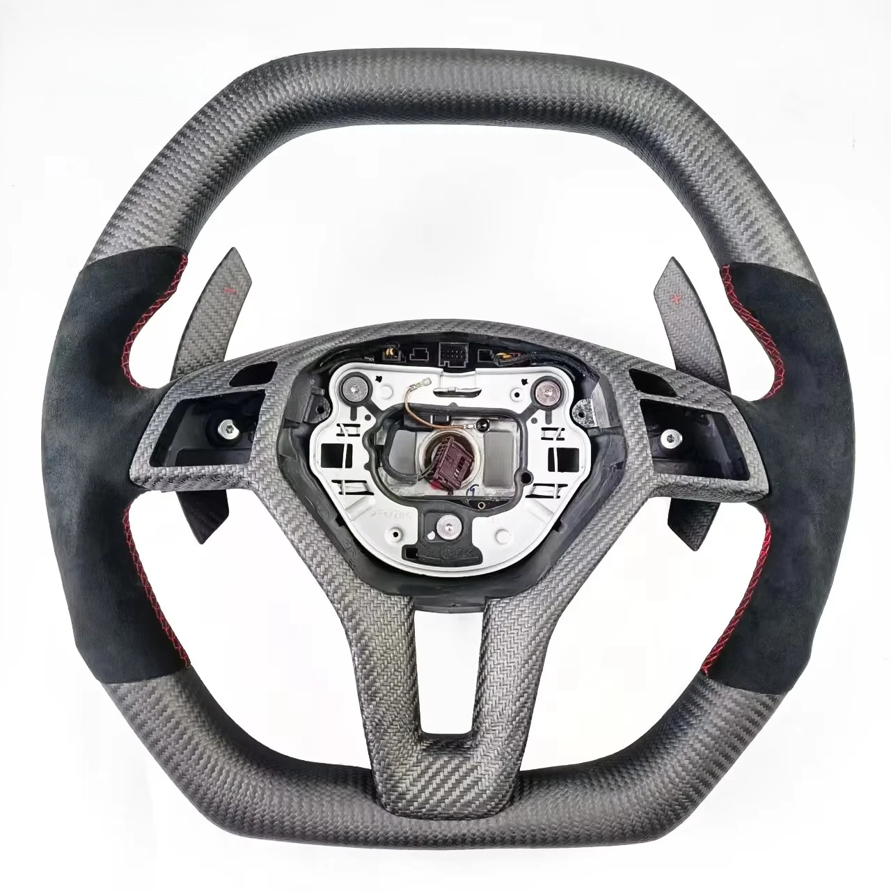 For Carbon Fiber Steering Wheel Sport Design Style W212 W218 W207 W204 C63