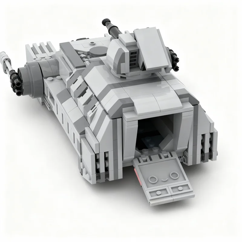 517pcs MOC TX GAVhC Heavy Carrier Star Battle Model Building Blocks Architecture Christmas Gift Education Toy Brick Birthday view 3