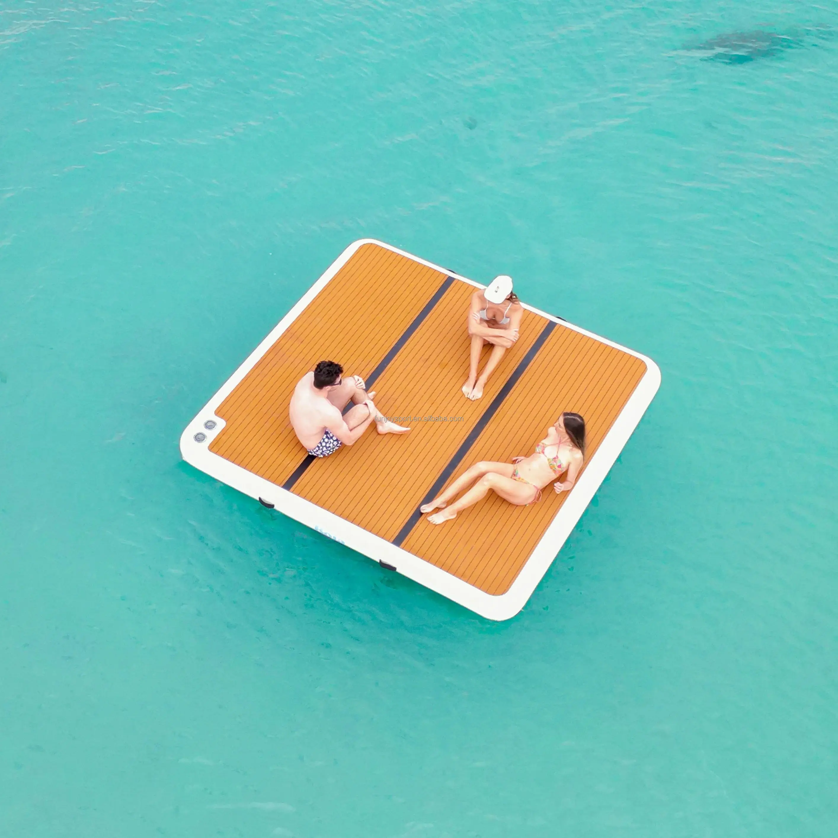 Drop Stitch Blow Up Floating Inflatable Yacht Dock Jet Ski Pontoon Deck Platform PVC Outdoor