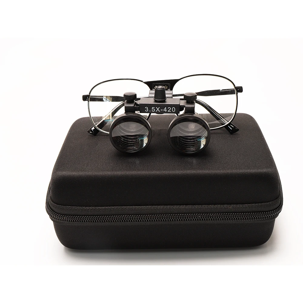 2.5X 3.5X Dental Loupes Surgical Binoculars Dental Magnifying Glasses Metal Frame Surgical Loupes