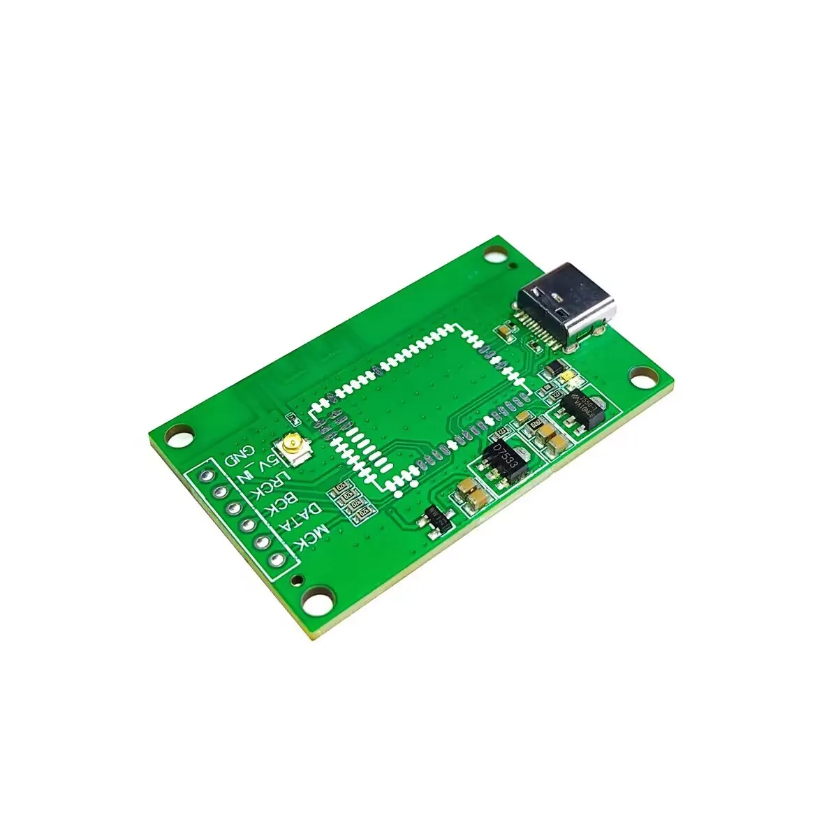 Typec USB sound card QCC5125 QCC5181 Bluetooth digital interface module I2S output LDAC LHDC