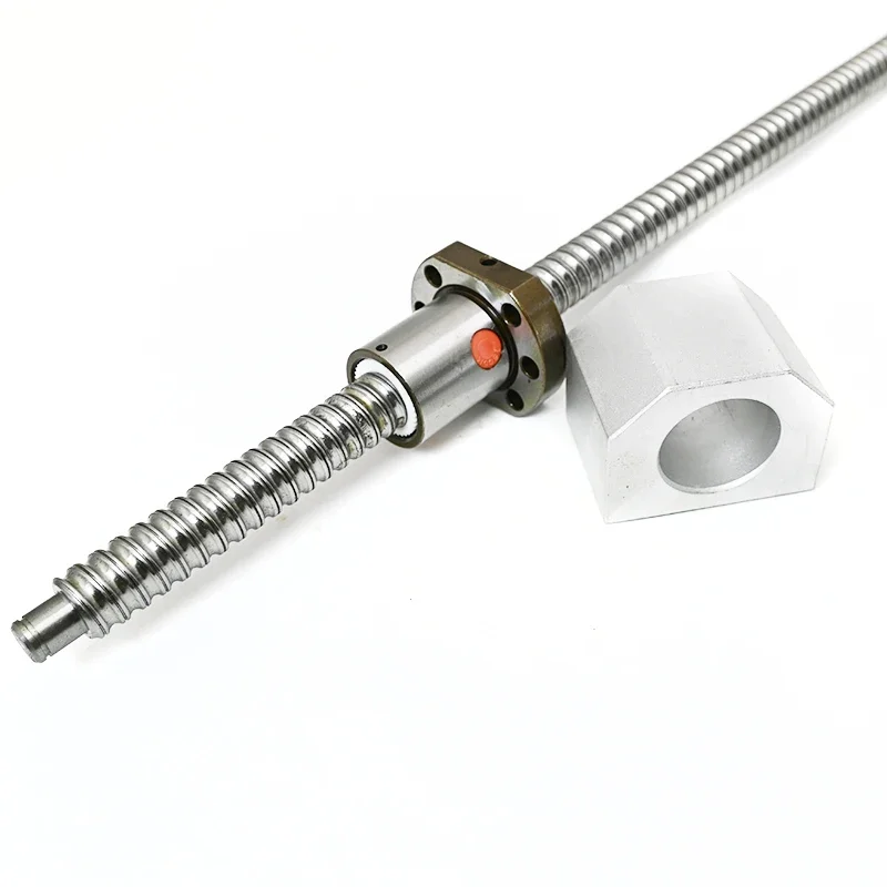 C3 C5 C7 grade 16mm diameter rotary ball screw SFU1605-3 SFU1605-4 1605 ballscrew kit length 600mm with end machining