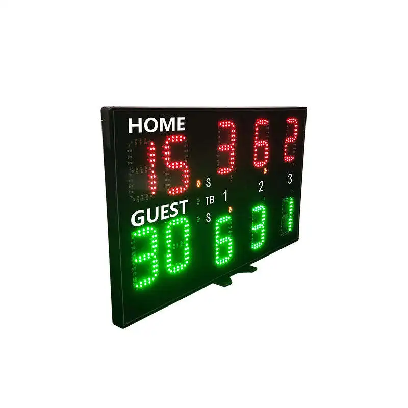 Portable Padel Sports Electronic Tennis Scoreboard 3 Innings Scoring Display LED Digital Score Board For Training Match