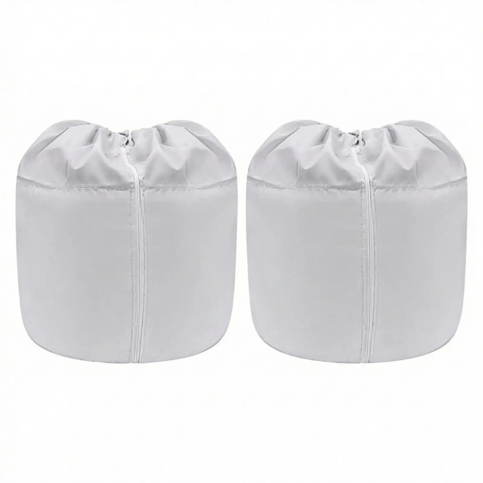 2 Pieces Insulated Potted Plant Cover Waterproof Oxford Cloth Plant Frost Cover Windproof Zippered for Balconies, Patios