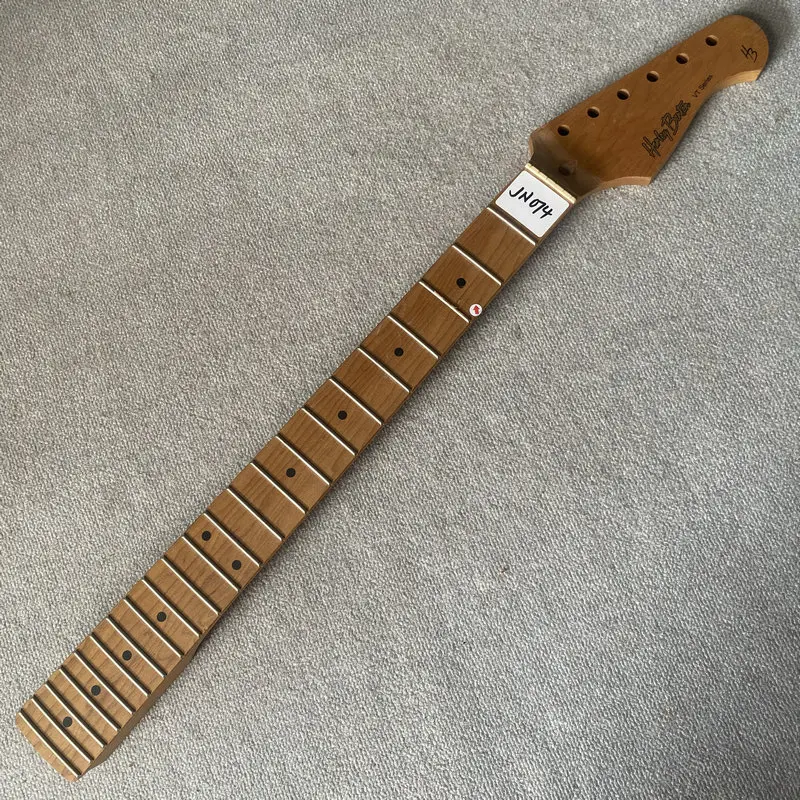 jN074 Roasted Maple Genuine And Origianl HB VT Series 6 Strings ST Electric Guitar Neck 22 Frets Replace And DIY Parts