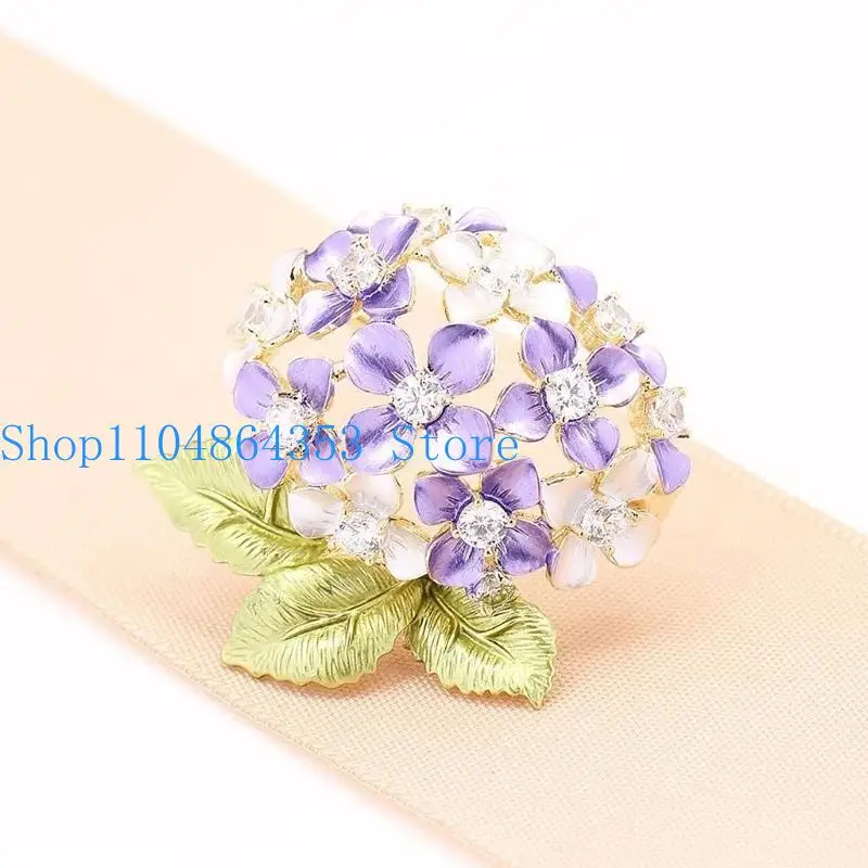 652F Sparkling Daily Wear Brooch Alloy Texture for Formal Event or Everyday Wear