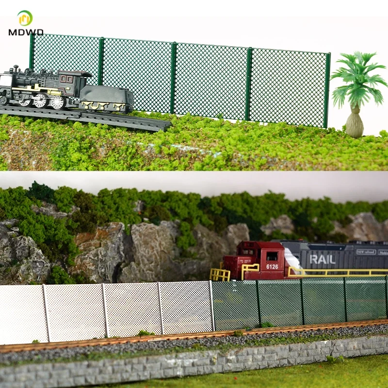 

1/64 миниатюрная модель забора, барьеры для забора, сетка для модели гоночного забора, микропейзажный забор, песочный стол, забор, аксессуары для самостоятельного изготовления