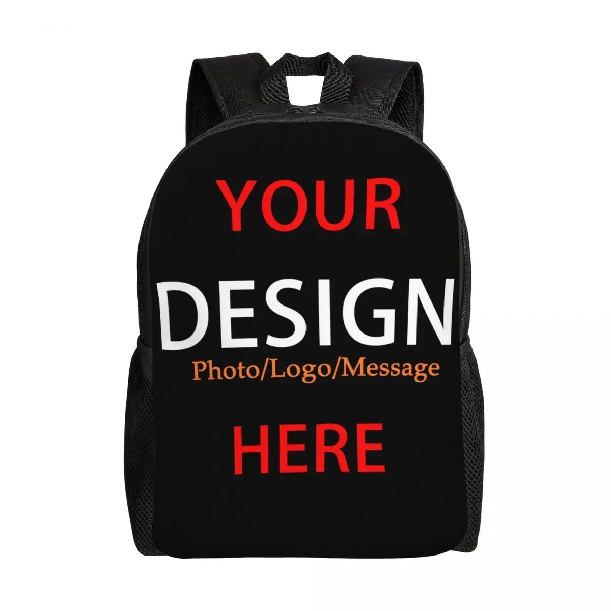 Custom DIY Design Backpacks for Women Men Water Resistant College School Custom Your Photo Logo Message Bag Print Bookbags