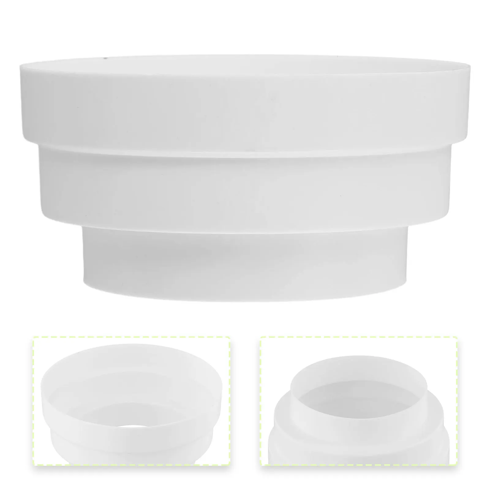 المحمولة مروحة الأنابيب مروحة الأنابيب الملحقات العملية ABS البلاستيك القناة القناة متعدد المخفض النازع النازع مروحة الأنابيب المتعددة المخفض