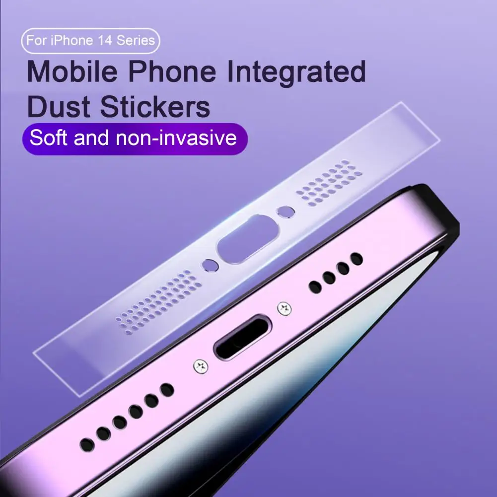 Integrated Protection Phone Jack Protector Adhesive Sticker Anti-Dust Eco-friendly Mobile Phone Integrated Dust Stickers