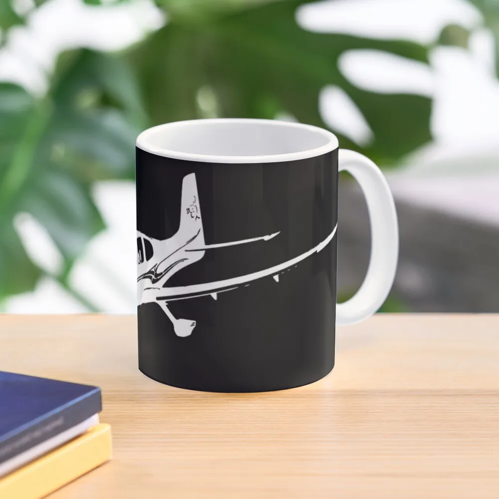 

Cirrus Airplane Coffee Mug Travel Cup Aesthetic Coffee Cups Large Mug Funny Coffee Cups