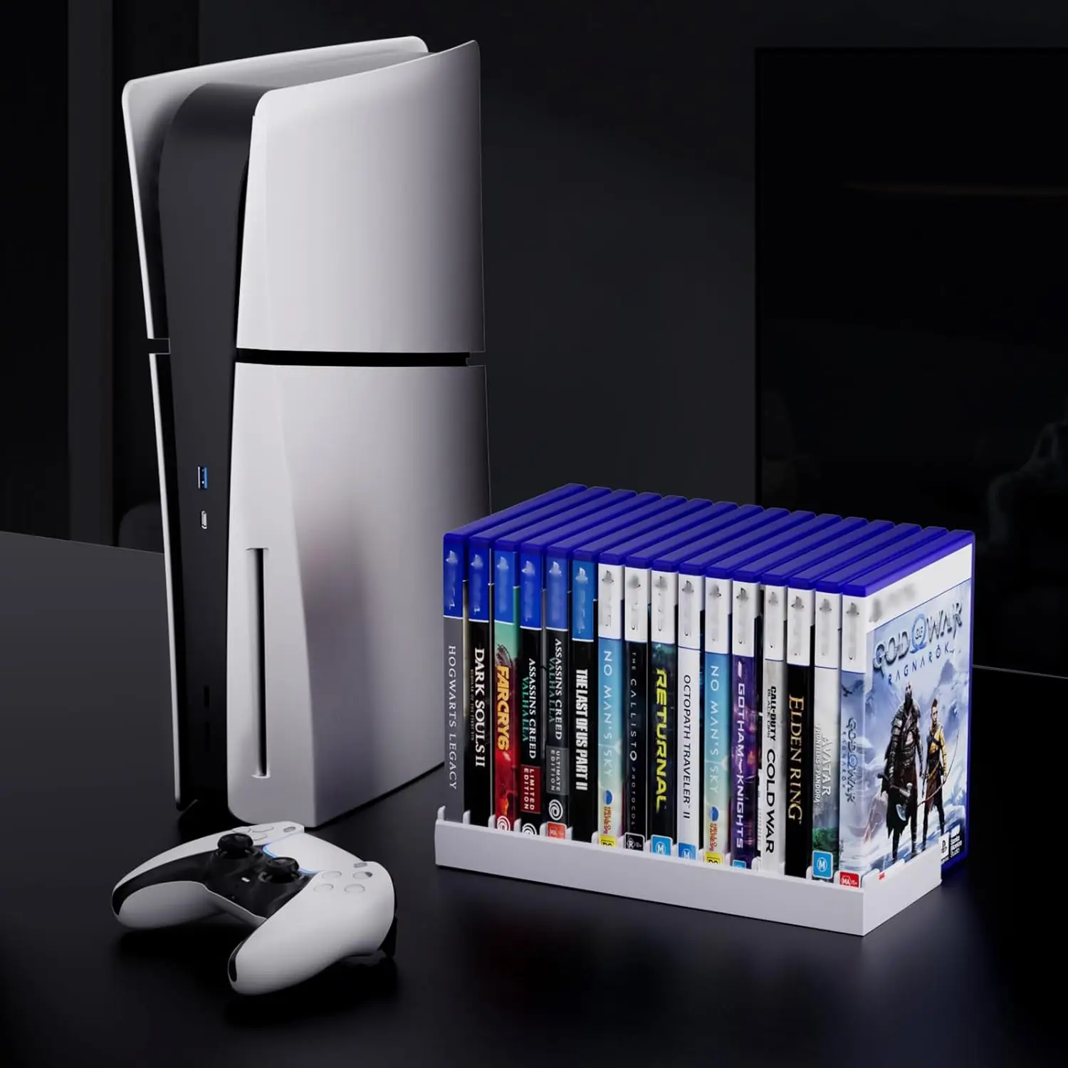 Videospiel-Speicherhalter für PS5/ PS4/ PS3/ PS2/ Xbox One/Xbox Series X/S/Wii/Switch/Switch 2 Game Cases, DVD – Detail 4