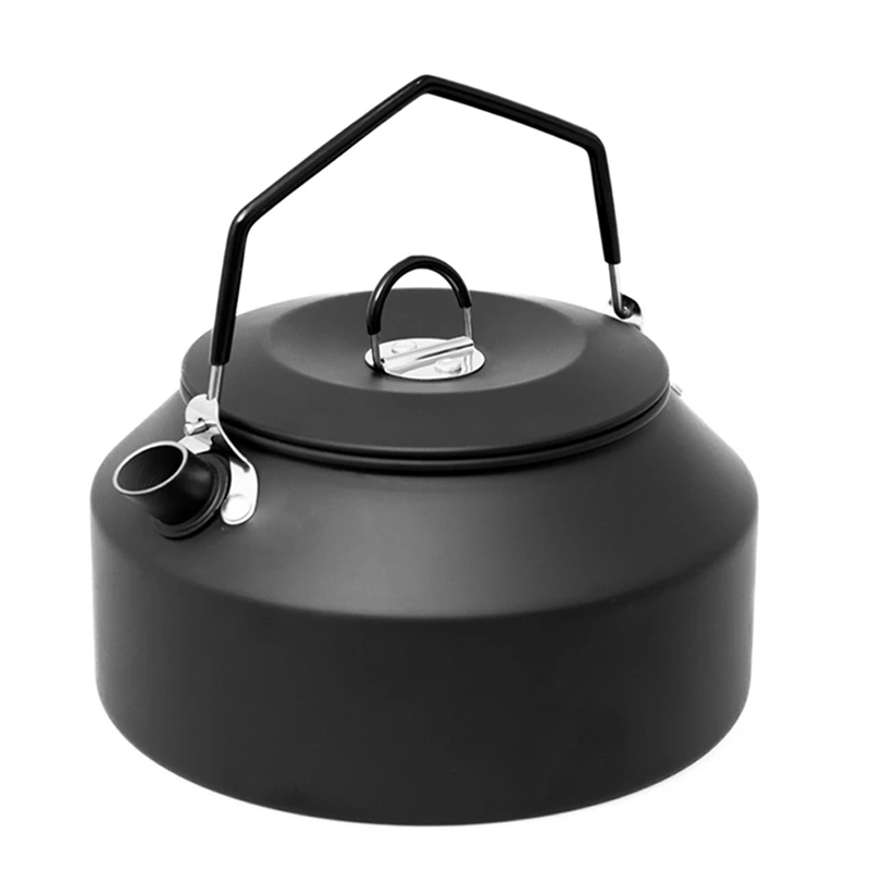 

1.35L Portable Aluminum Alloy Kettle Teapot Coffee Maker Outdoor Hiking Travel Camping Equipment Easy Install , A