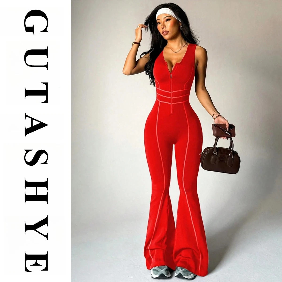 Sleeveless Slim Open Back One Piece Workout Bodysuit For Women Yoga Light Jogging Street Fitness Integrated Training Outfit