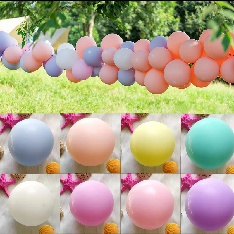 

Thick Latex Balloon Macaron Candy Colored Small Balloon Metallic Luster Helium Balloon Birthday Party Decoration Wedding Arch