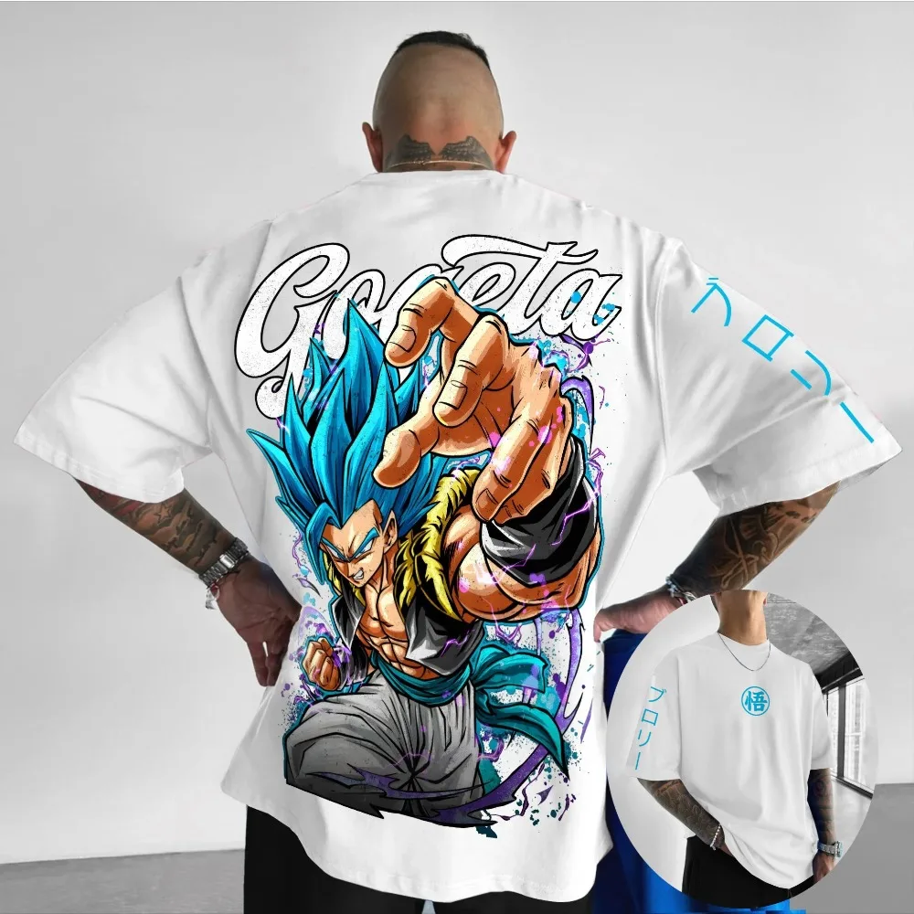 

Men's New 2025 DBZ Official Collection - Super Saiyan Goku Licensed Tee, Retro Style Oversized Unisex Comfortable Cotton T-Shirt