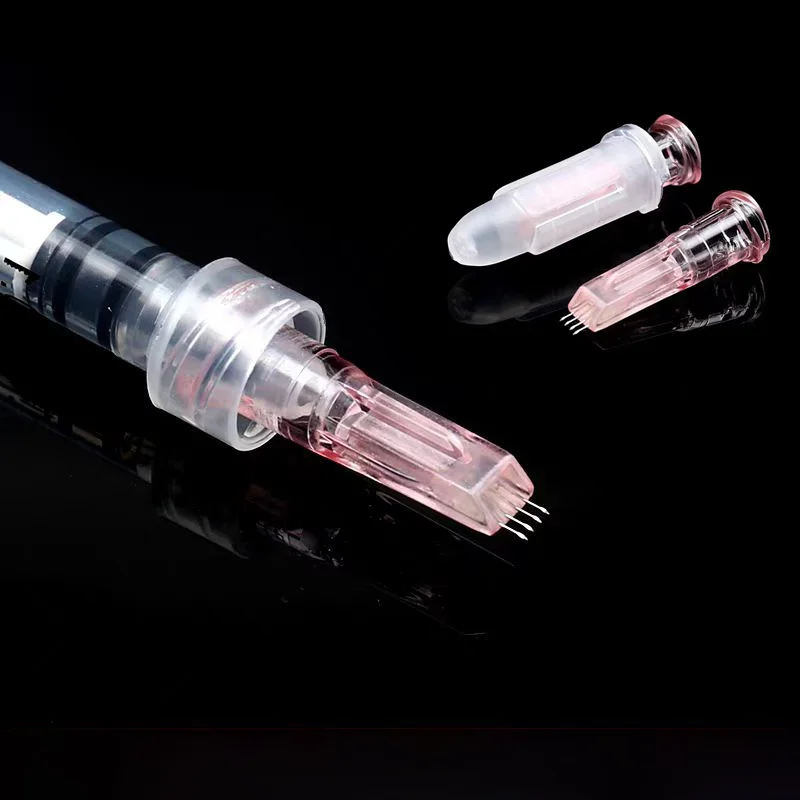 Nano Soft 34g 1.0/1.2/1.5 4Pins Microneedle Painless Sterile Packaged Micro Four Hand Superfine Beauty Needle