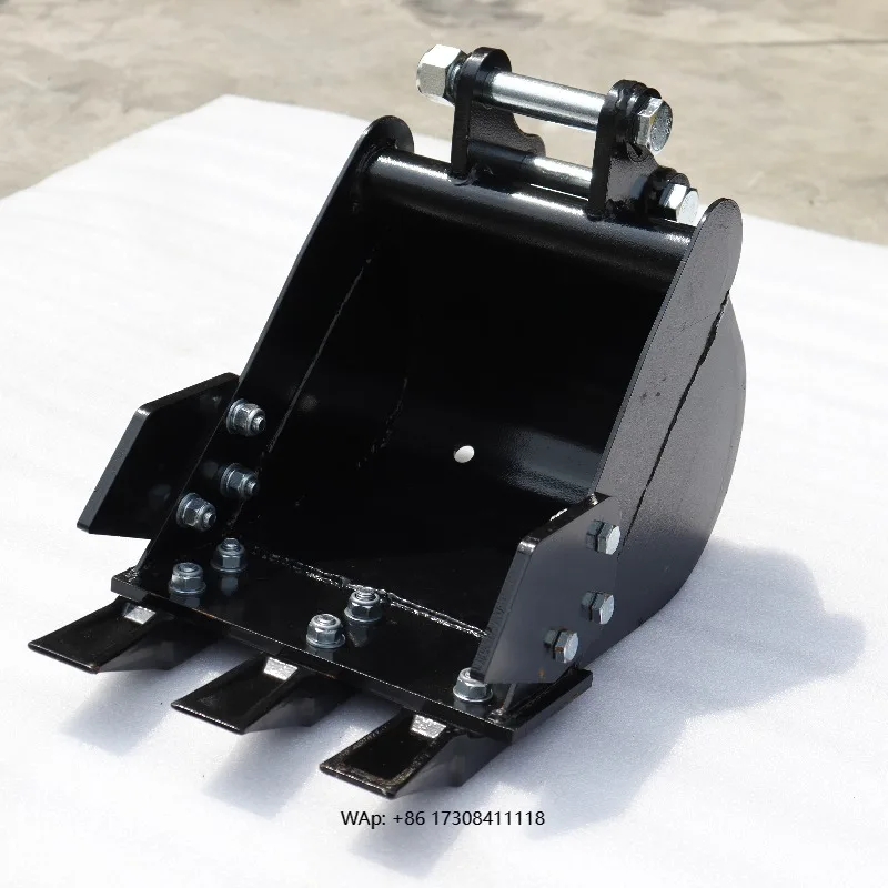 Accessoires d'excavatrice de pièces de fixation d'excavatrice de seau de mini pelle