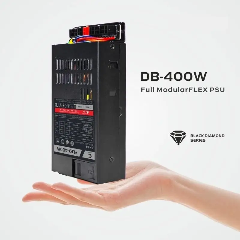 New! Flex 400W Modular Power Supply Flex-ATX 400W PSU for ITX Mini PC Computer Small 1U Active Pfc for NAS POS AIO system