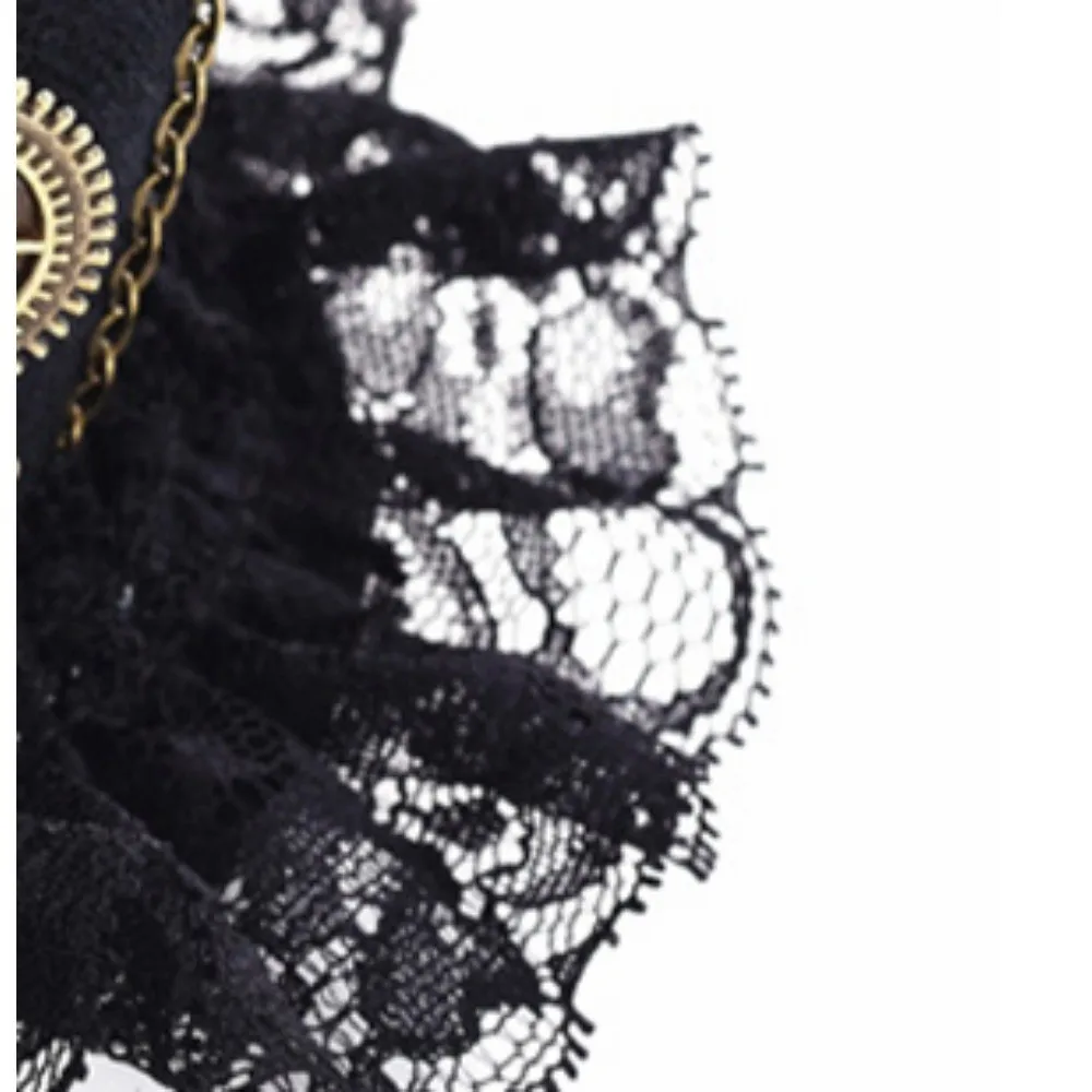 Pesenar ein Kleid Lolita Cosplay Mini Zylinder Big Bow Frauen Steampunk Haarschmuck Abschluss ball Party kleinen Hut