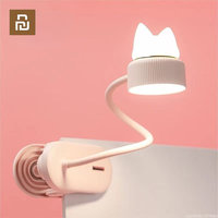 Youpin 3Life LED Desk Lamp USB Charging Folding Clip Light Three-Speed Adjustable Cat Reading Night Light for Smart Home