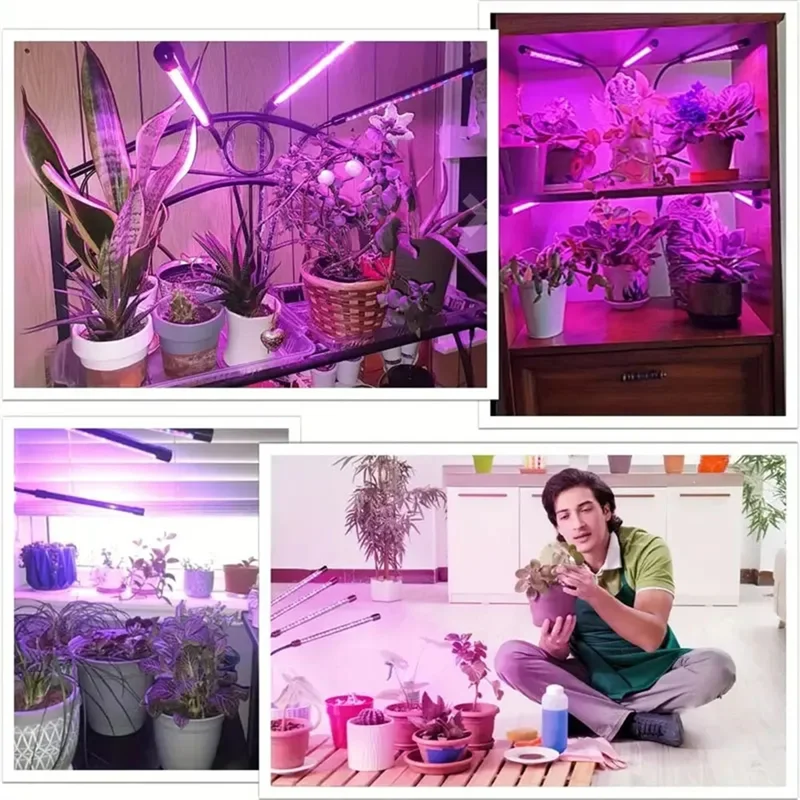 LED Grow Lights For Plants,Full Spectrum Plant Growing Lamp For Hydroponics Plants,Multi-Level Dimmable,Support Timing-ABXK