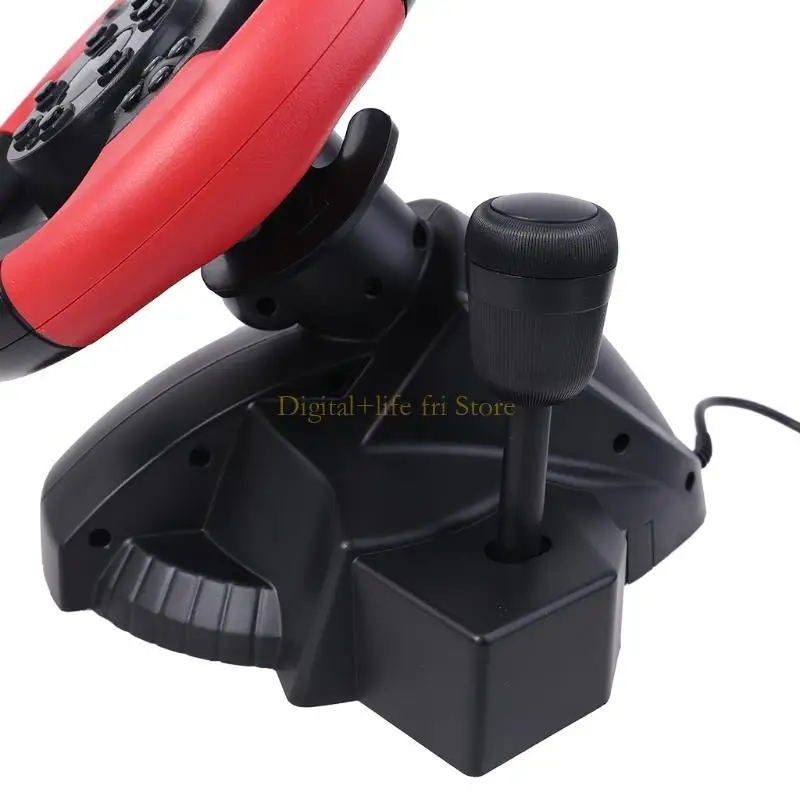 E06D Gamepad Teenering Wheel for FT33D3 D7 Series 200 درجة زاوية الاهتزاز المزدوج