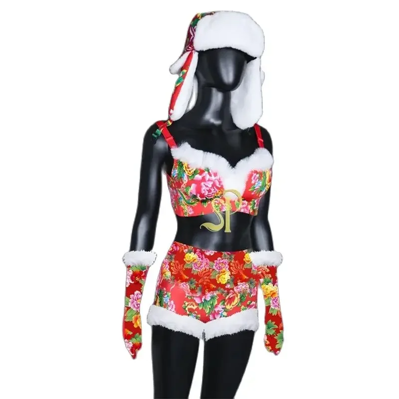 New Bar Nightclub DJ DS Stage Festival Outfits Chinese Style Jazz Dance Costumes Sexy Pole Dance Stage Performance Wear