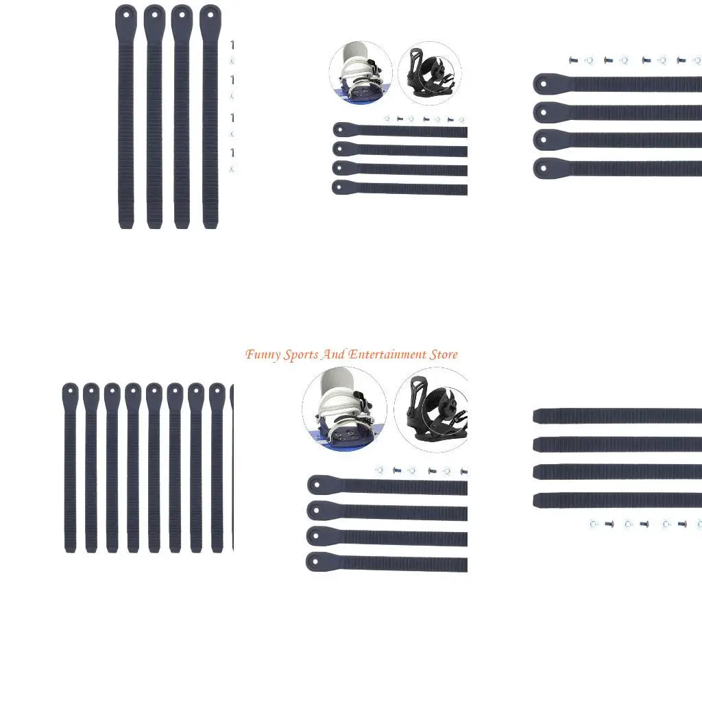C4DE Strong Snowboard Binding Toe Slider Strap Snowboard Ankle Ladder Fixing Strap
