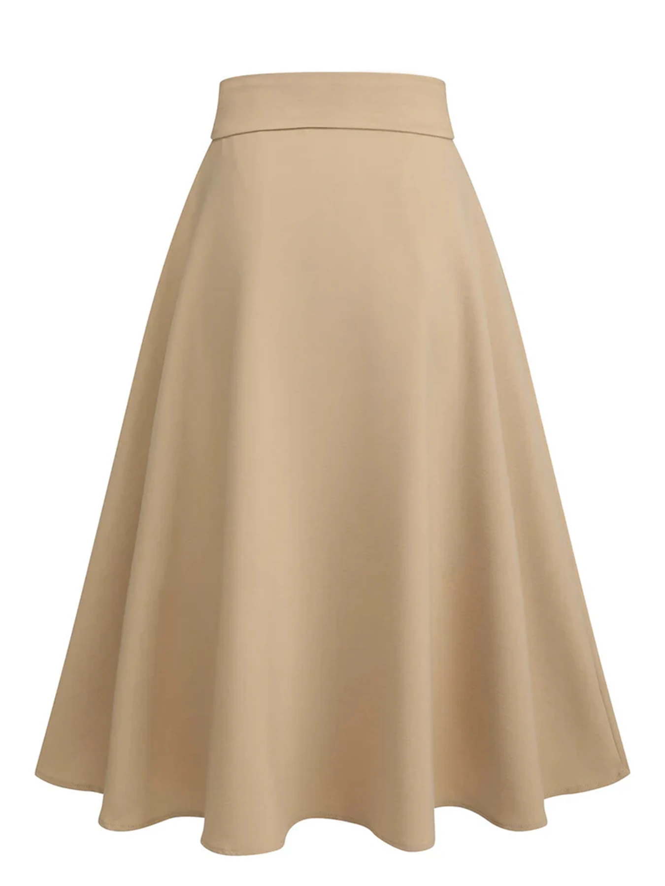 بالإضافة إلى حجم فائدة البضائع ميدي تنورة المرأة عالية الخصر مربوط ألف خط تنورة العمل مع جيوب شحن مجاني #2