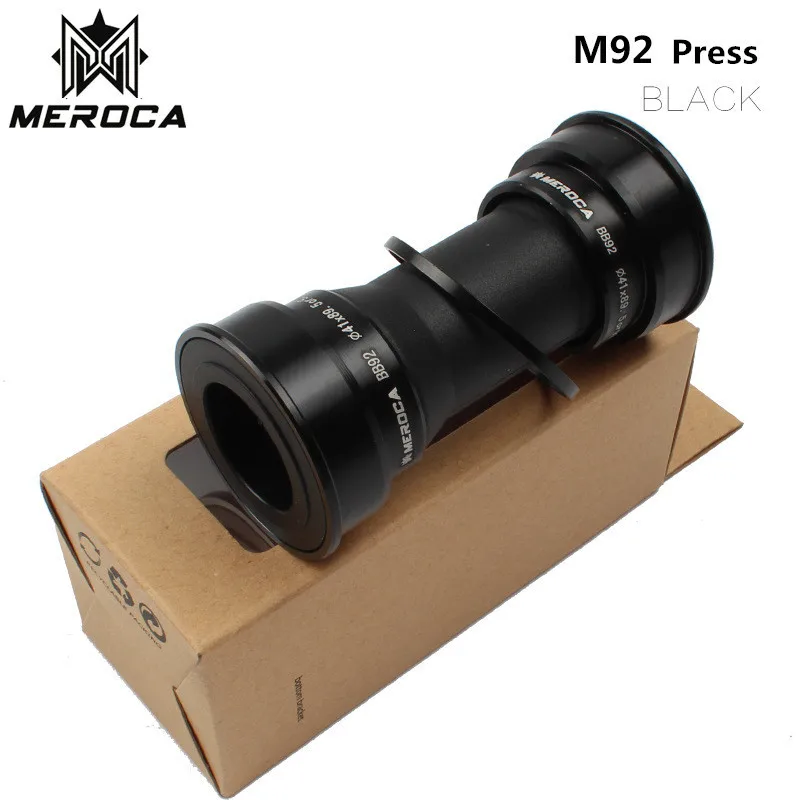 MEROCA BB92 MTB Press Fit Bottom Bracket 41mm Road Bike PF92 BB86 BB90 BB 24mm Crankset Chainset Crank Compatible BB72 SM BB71