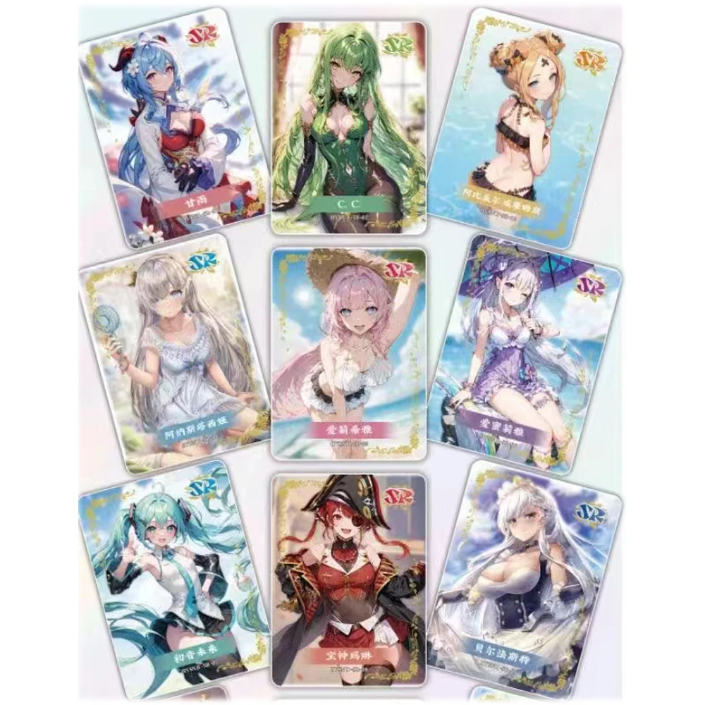 Newest Flower Girl 3 Collection Card Goddess Story Doujin Toys and Hobbies Gift Children's Toys Anime Character Collection Card