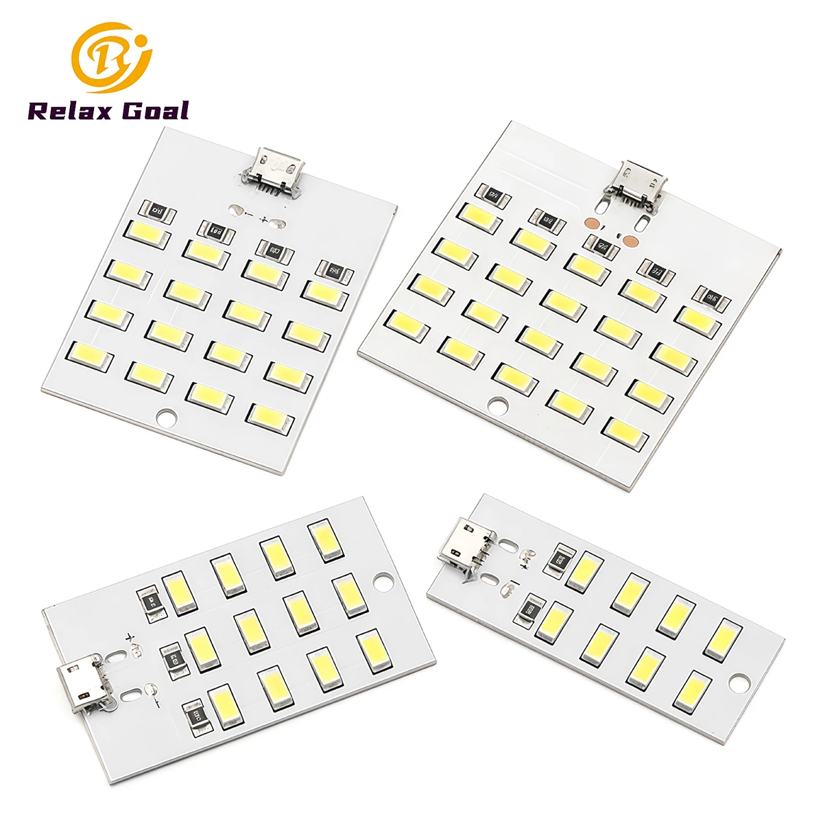 1-3PCS High Quality 5730 SMD 5V 430~470mA Mirco Usb Type C 5730 LED Lighting Panel USB Mobile Light Emergency Light Night Light