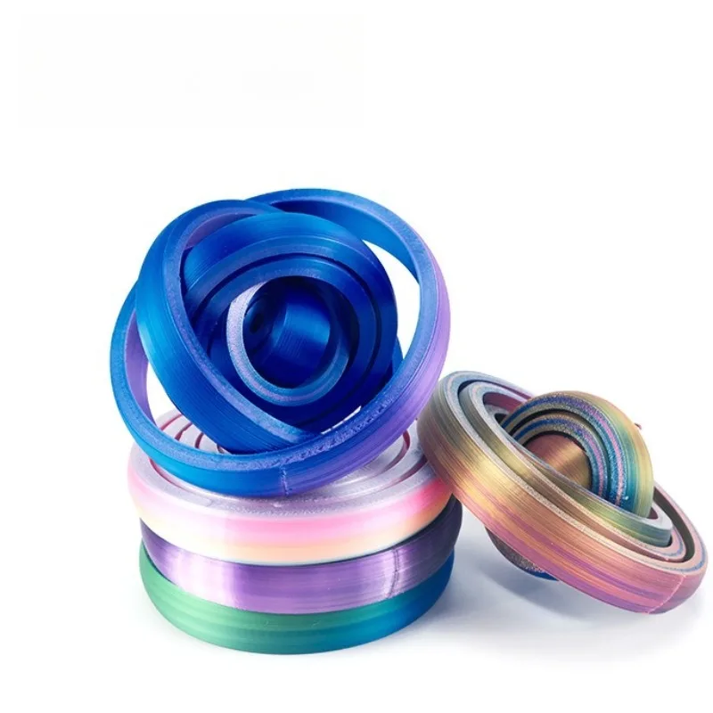 Nouveau jouet boule rotative imprimé en 3D, jouets Fidget en forme de O, Gyro Spinner, drôle, Rotation par gravité infinie, soulagement du Stress, jouets Cool