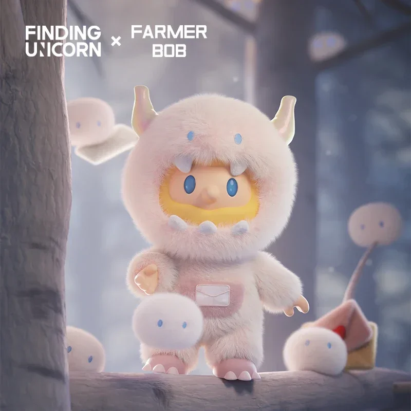 

FINDING UNICORN FARMER BOB FURRY MESSENGER DEMON BOB Vinyl Toys Doll Cute Anime Figure Desktop Ornaments Gift Collection
