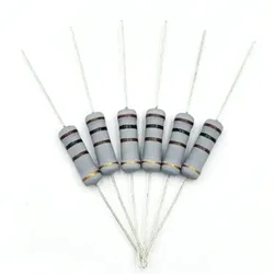 50pcs 5 Watts 5W Resistor 100 120 150 180 200 220 240 270 300 330 360 390 430 470 510 560 620 680 750 820 910 R K Ohm
