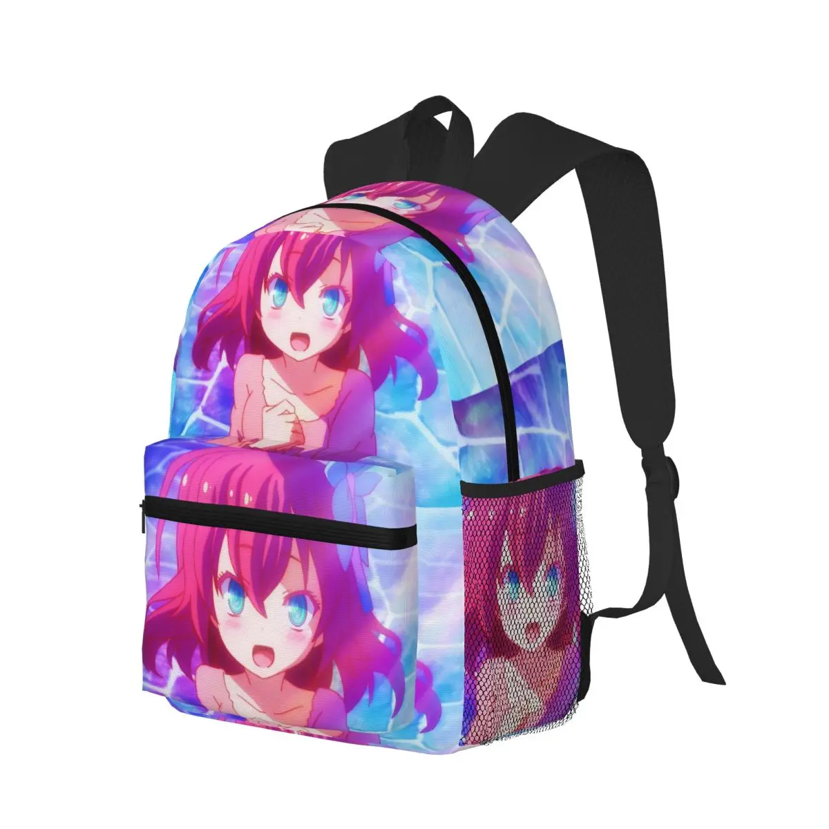 حقيبة ظهر Stephanie Dola Anime No Game No Life للطلاب حقيبة مدرسية للمشي لمسافات طويلة Daypack للأولاد والبنات حقيبة كتب عصرية حقائب كتف