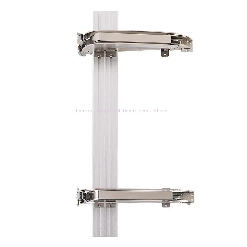 Kitchen Cabinet System Door Lateral Hinge Wardrobe Folding Silent Slide Rail Lateral Swing Opening  Furniture Hardware
