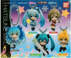 4cm Hatsune Miku Keychain Keyring Kawaii Girls Birthday Gift Anime Figure Super Cute Unique Kids Toys Backpacks Key Chains Boxed
