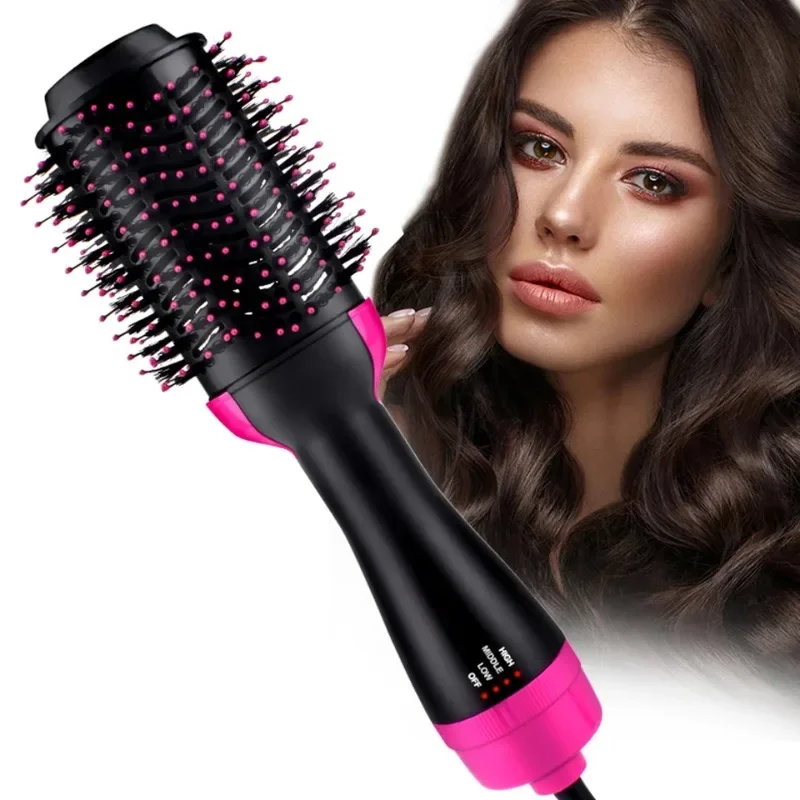 

Electric Heating Comb Straightener Hair Comb Volumizer Dryer Straightening Brushs 360 Rotating AirFlow Hot Air Brush Pro Styling