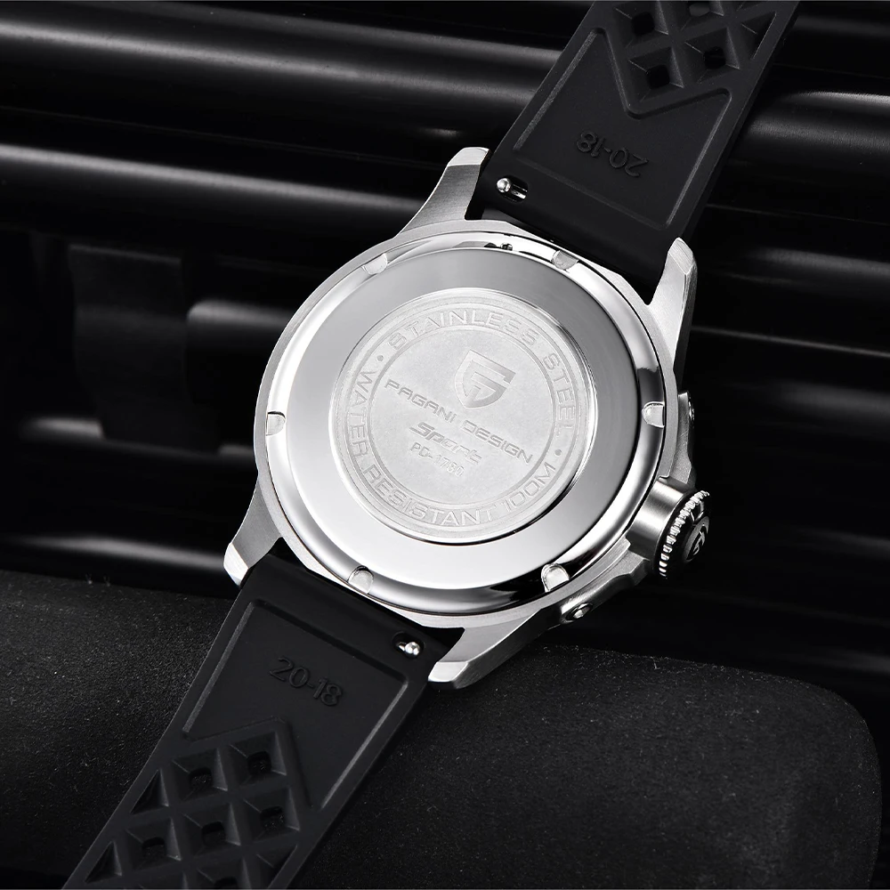 PAGANI DESIGN 2024 New 40mm Fashion Men\'s Quartz Watch Luxury Sapphire Stainless Steel Waterproof 10Bar Night Light C3 reloj hom